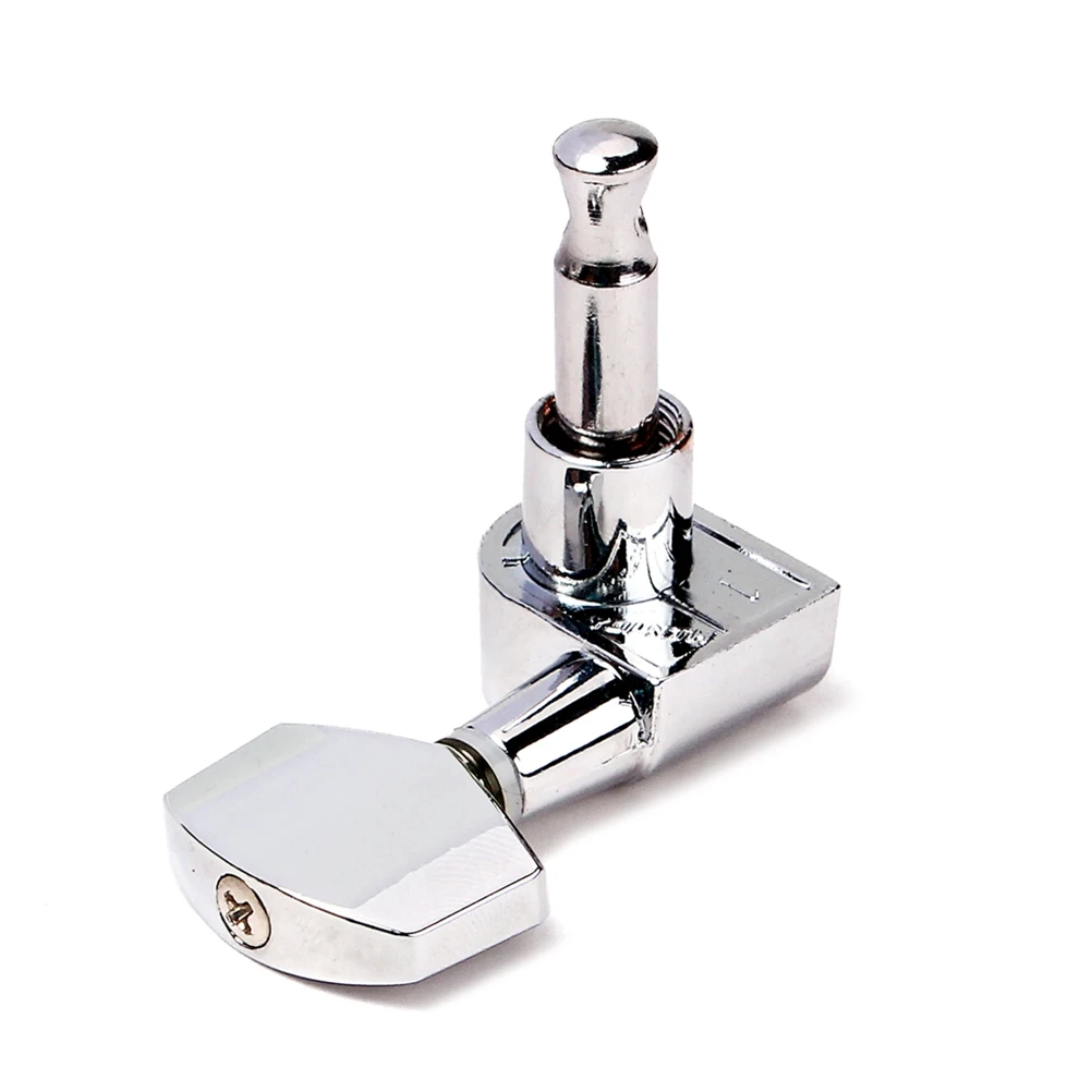 

6 Sealed Guitar Tuning Pegs Machine Heads Electric Acoustic Keys Locking 3L Ferrules Bushings Screws Easy Install