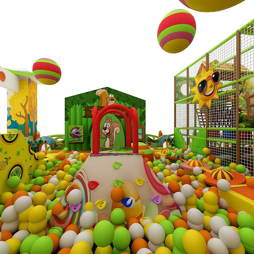 مغامرة رياضية تجارية كبيرة، معدات ملاهي للتسلق، ملعب دورة النينجا، حديقة أطفال داخلية #4