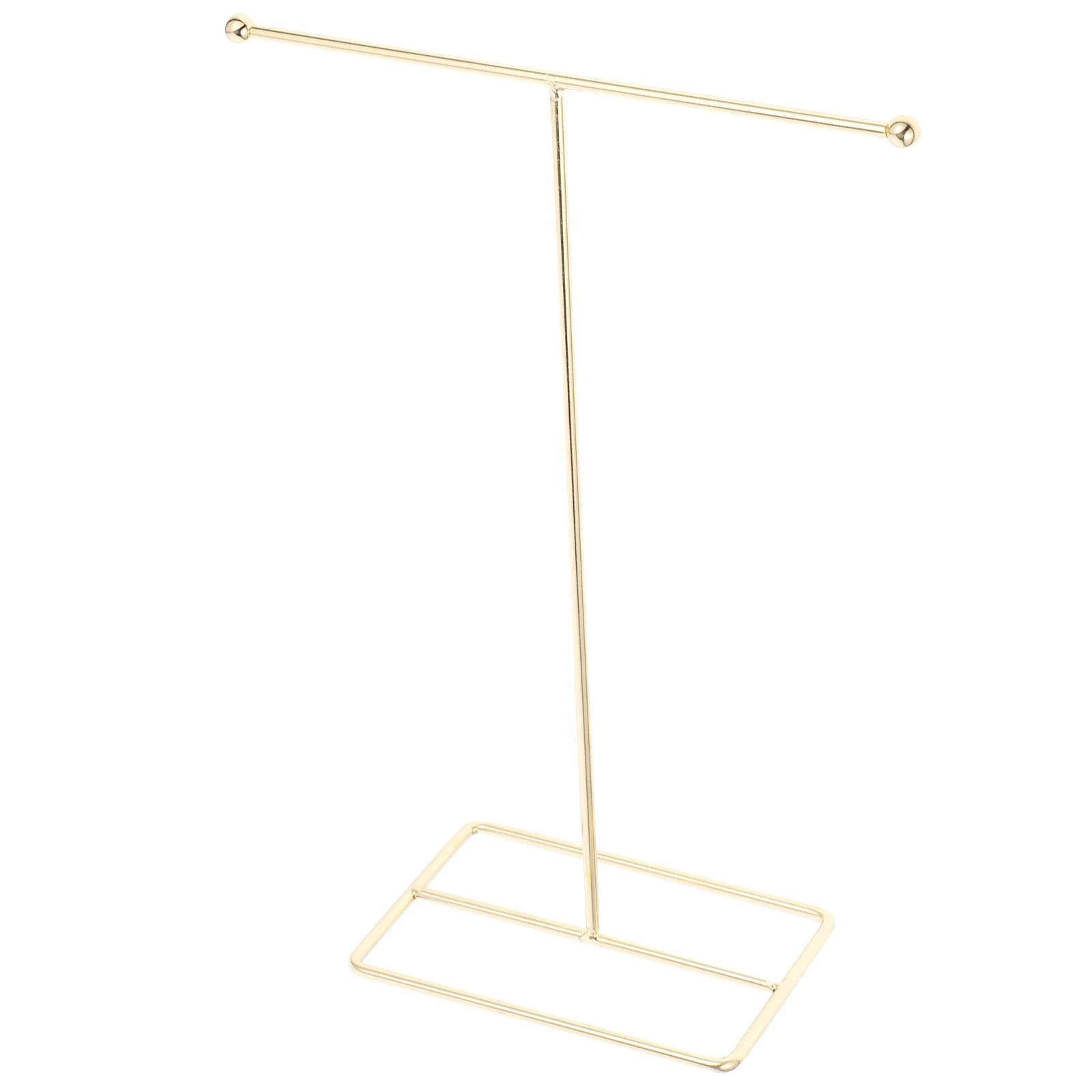 

Jewelry Rack Stand Metal T Bar Necklace Holder Organizer for Display Hanging Earrings Holder and Necklace Storage Rack