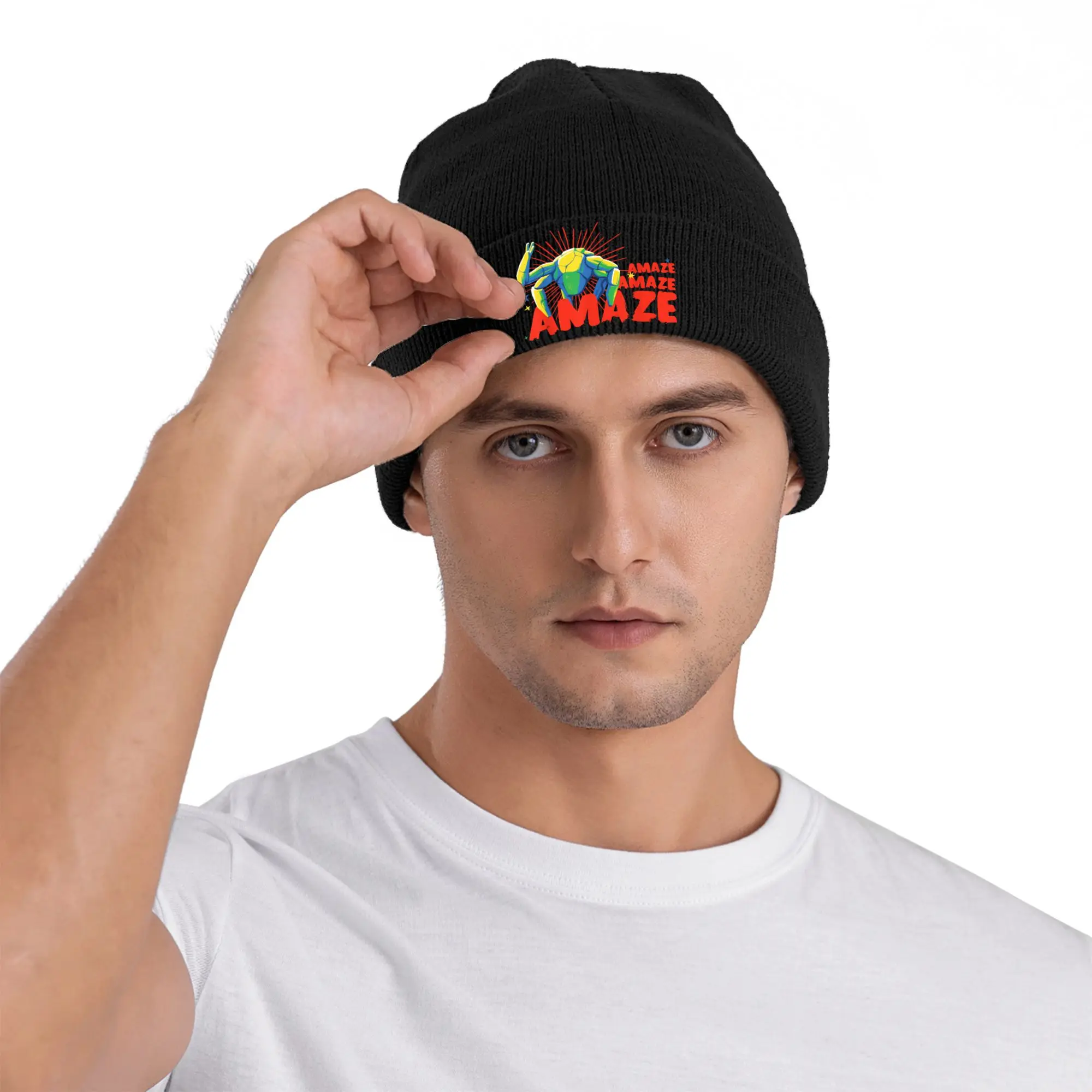 Project Hail Mary 2026 Knitted Hat  Beanie Hats Hippie Elastic Men Women Bonnet Hats Winter Printed Hip Hop Caps