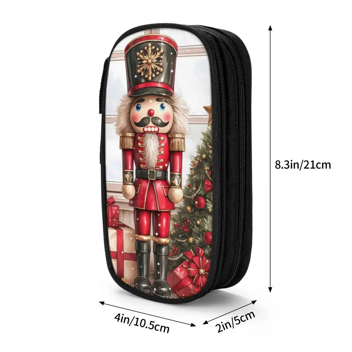 عيد الميلاد كسارة البندق مقلمة جامعة صندوق رصاص الطلاب طبقة مزدوجة خمر العودة إلى المدرسة مقلمة الإمدادات