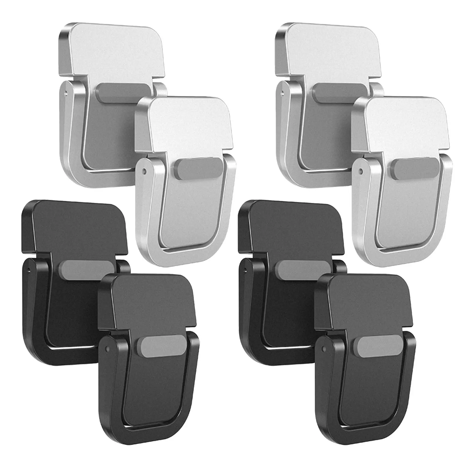 8Pcs Laptop Stand Self-Adhesive Alloy Mini Riser Feet Laptop Portable Keyboard Tilt Cooling Desk