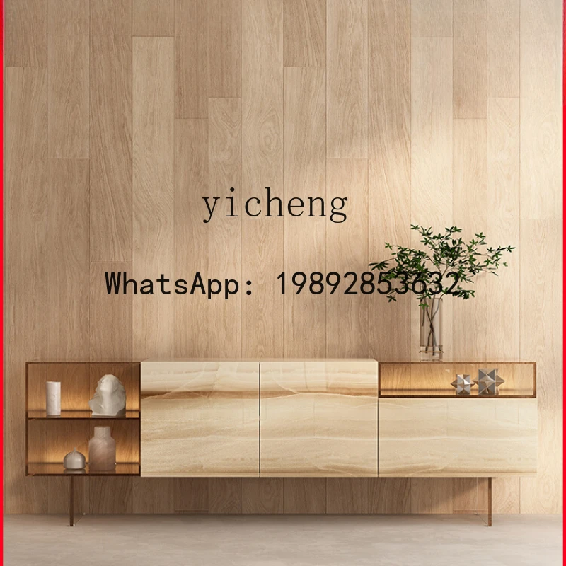 

Suspension TV Cabinet and Tea Table Combination Modern Minimalist Living Room Acrylic TV Stand Bedroom Floor Cabinet
