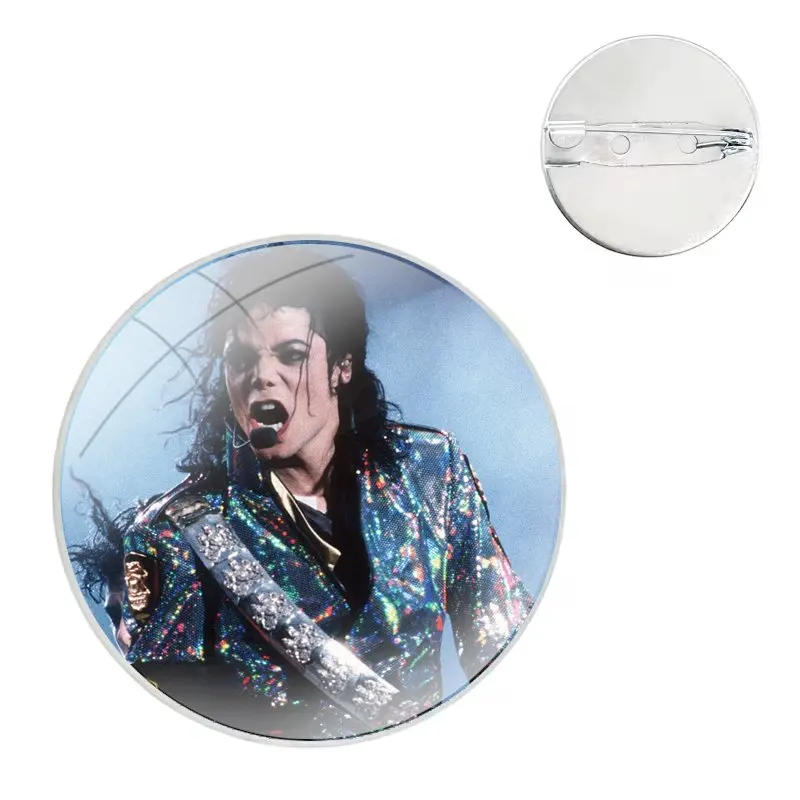 Badge Brooch Pin Accessories For Clothes Backpack Decoration gift Michael jackson