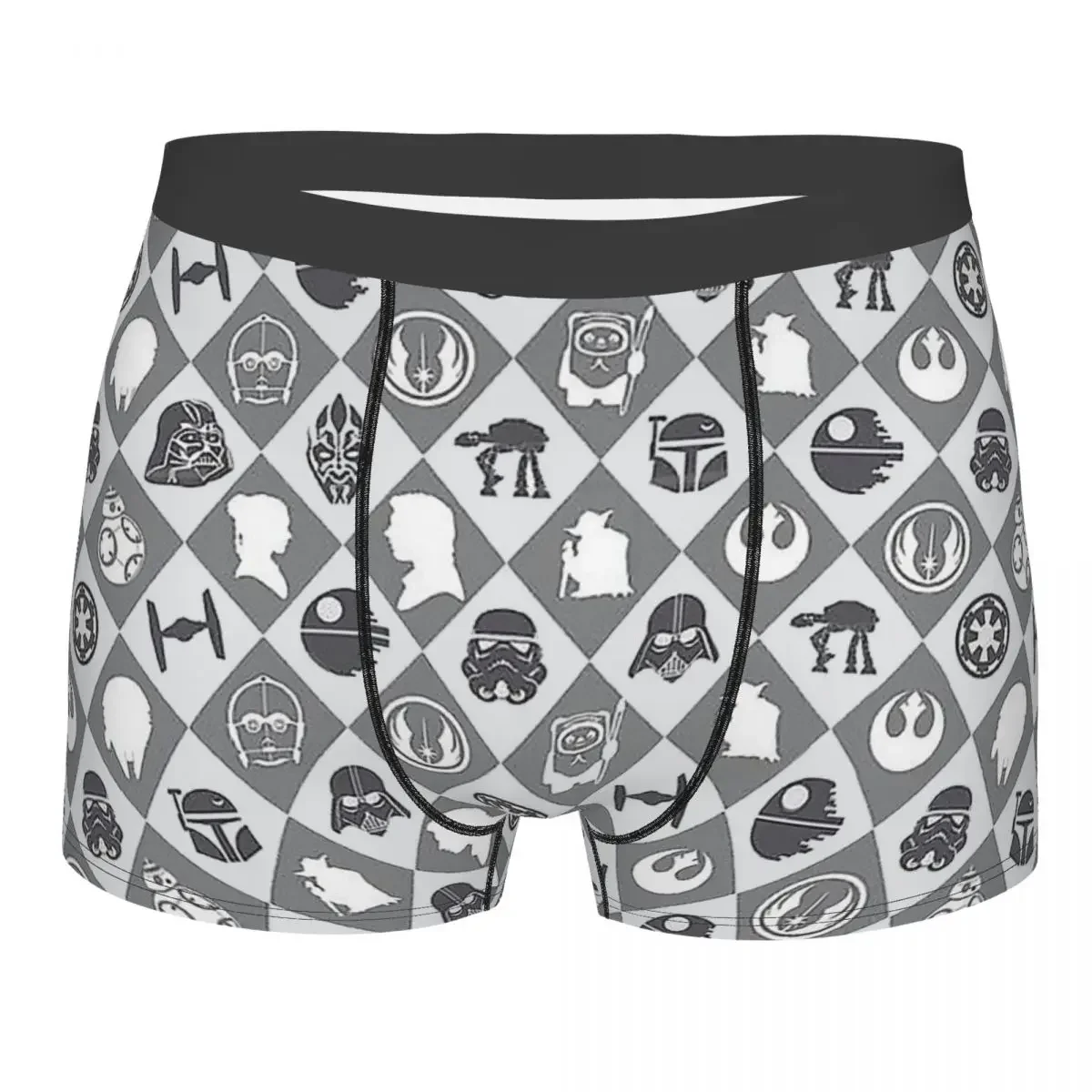 Darth Two Skeleton Skull Bone Underpants Cotton Panties Men's Underwear Comfortable Shorts Boxer Briefs