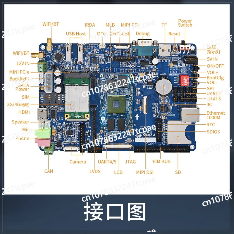 

Плата разработки IMX6Q ARM Cortex-a9 Встроенная система Linux/Android I.mx6q