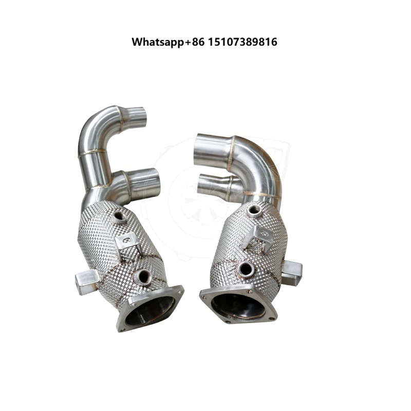 

Exhaust Downpipe for 991.2 Carrera 2017+ with Heat Shield