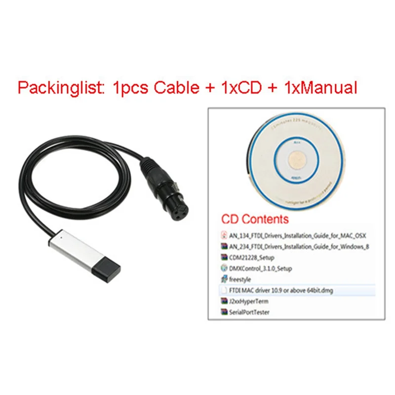 ABGI-RS485 DMX512 Converter Kabel Podiumverlichting Controller Adapter Apparatuur LED-bedieningskabel