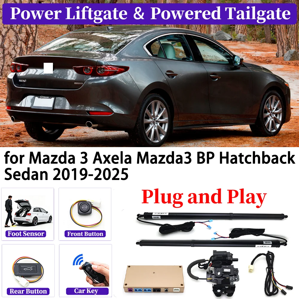 

for Mazda 3 Axela Mazda3 BP Hatchback Sedan 2019-2025 OEM Car Automatic Power Liftgate Kit Smart Auto Electric Tailgate System