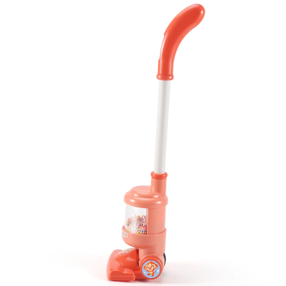 Children Electric Vacuum Cleaner Toy Simulation Vacuum Catcher Kids Pretend Cleaning Educational Toy Mini Vacuum, Red