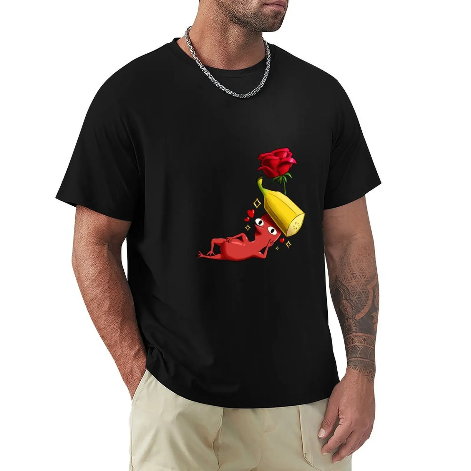 

Banana decor Red Pikmin T-Shirt valentines boutique clothes plus size tops black t-shirts for men