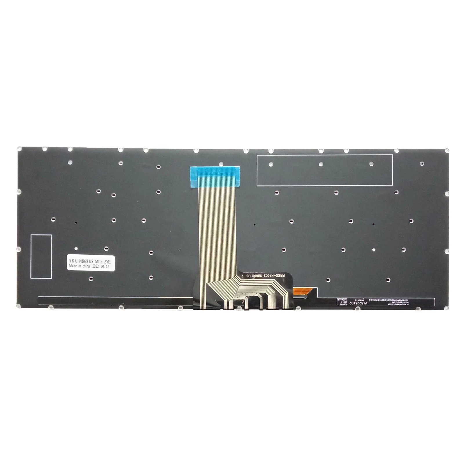 US Laptop Keyboard for ASUS Vivobook 14 X412 X412F X412FA X412U kpu000100knb0-2105us00cj5n0l6r