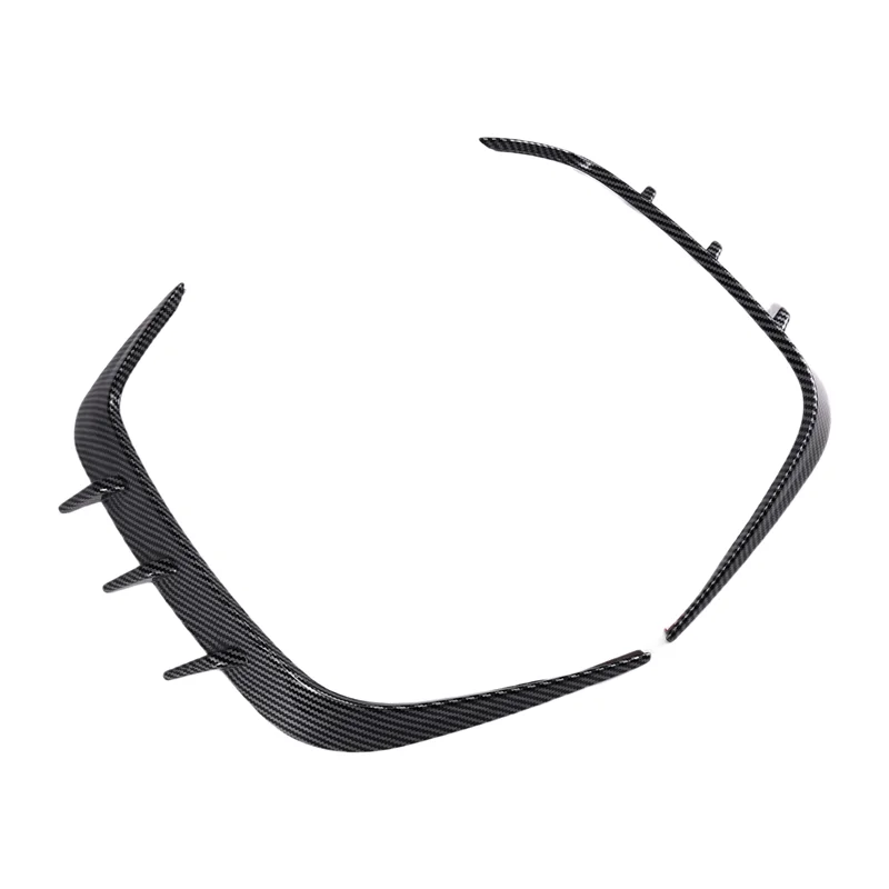 

A02Q-Side Canard Rear Wind Blade Air Vent Cover Spoiler Rear Bumper 1 Pair For BMW 4 Series G22 G23 425I 430I M440i M Sport