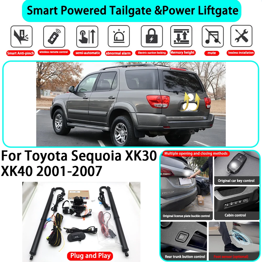 

Для Toyota Sequoia XK30 XK40 2001-2007: Комплект электропривода задней двери (OEM) с функцией автоматического закрытия ключом