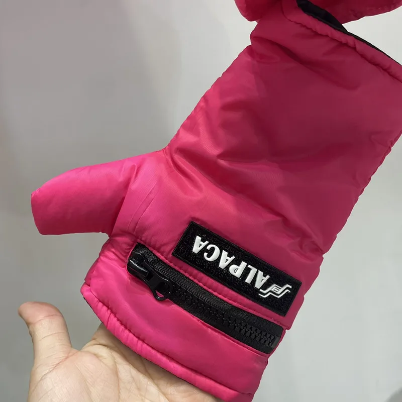 Retalhos para baixo jaquetas femininas com capuz curto parkas bolso moda luva emendado solto algodão acolchoado casaco casual jaqueta de inverno