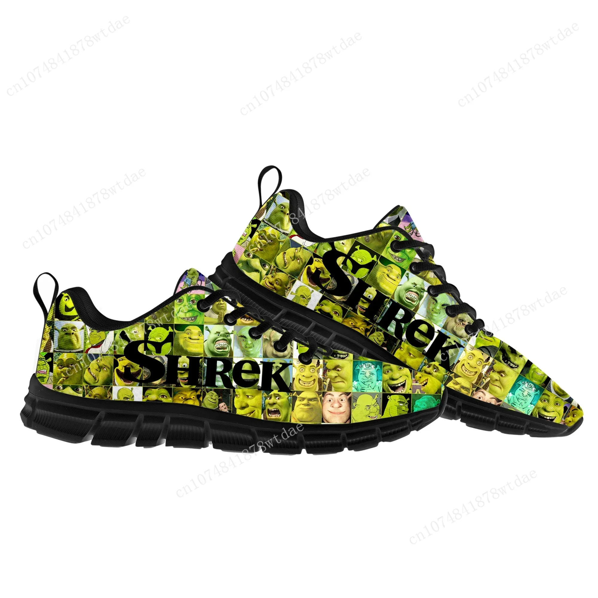 S-Shrek Sports Shoes Mens Womens Teenager Kids Children Sneakers High Quality Anime Cartoon Comics Manga Sneaker Custom Shoe