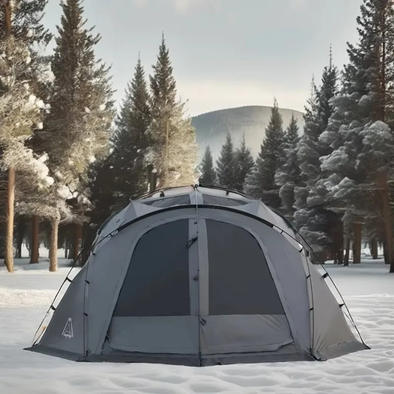 

Luxury 6m Geodesic Dome Tent with Custom Logo Connectable Oxford PVC Fabric Aluminum Pole for Outdoor Family Events Hotel Use