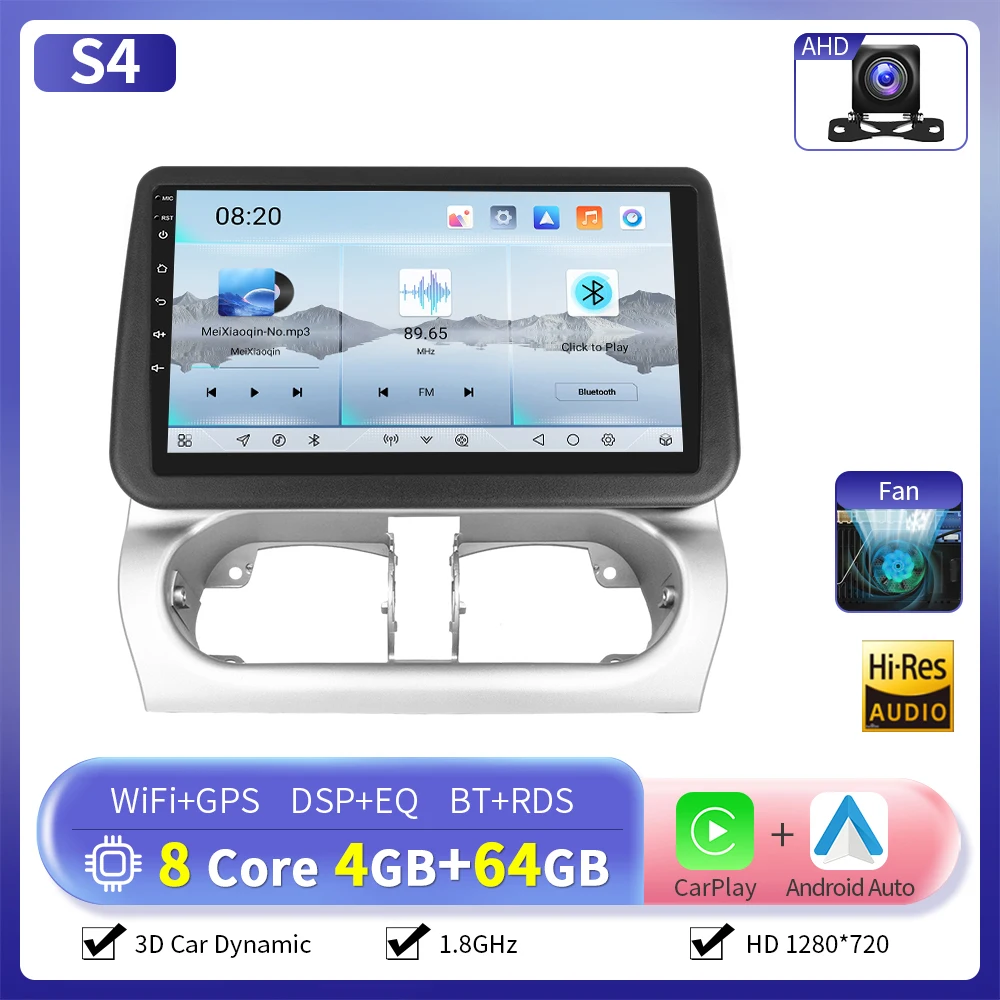 Camecho 9 "Draadloze Carplay Android Auto Radio Voor Opel Combo2001-2011/Crosa 2000-2006/Tigra 2004-2009 GPS Multimedia Speler
