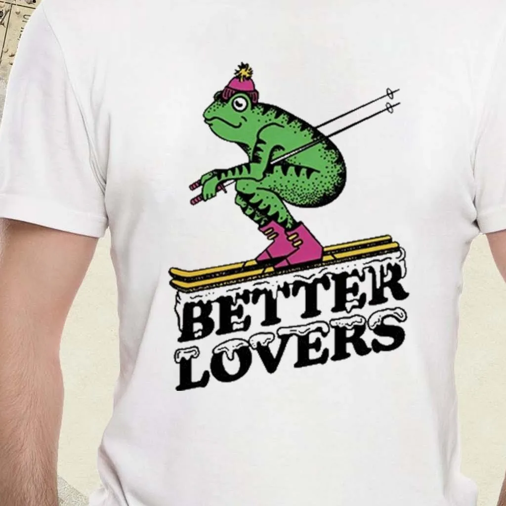 

Белая футболка Better Lovers FROG унисекс, все размеры от S до 45Xl 2F205