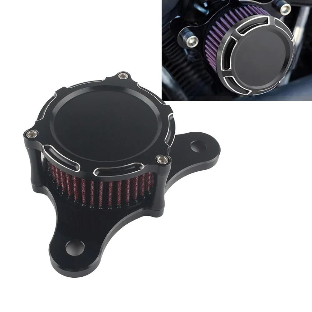 Motorcycle Air Cleaner Filter Intake Filter Kit System For Harley Dyna FXDLS Softail Touring Trike FLSTNSE FLSTSE FXSBSE