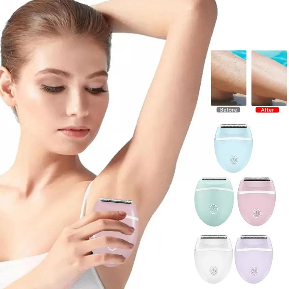 

Women Electric Epilator Shaver Bikini Underarm Leg Hair Safe Removal Removal Trimmer Body Face Depilador Shaving Machine Ha W2H2