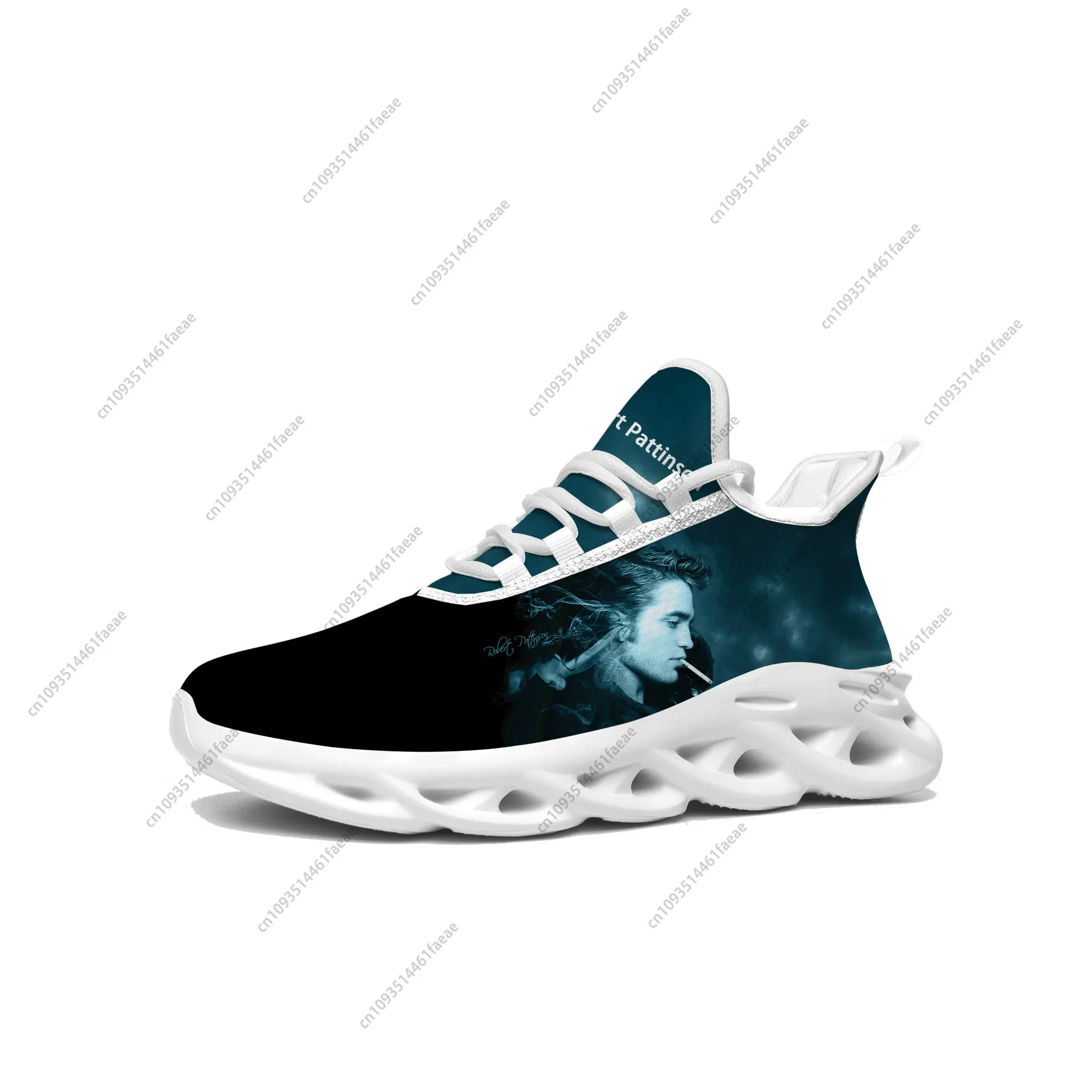 Robert Pattinson Flats Sneakers Mens Womens Sports Running Shoes High Quality Sneaker Lace Up Mesh Footwear custom made Shoe