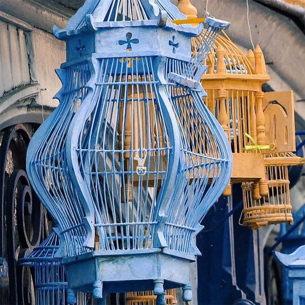 

40Pcs Heavy Duty Metal Wear-Resistant Portable Secure Closure for Bird Cages Small Animal Enclosures Household Cage