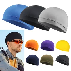 Breathable Cycling Cap Motorcycle Helmet Liner Bike Summer Riding Anti-sweat Hat Quick-drying Outdoor Sports Bicycle Hiking Hat