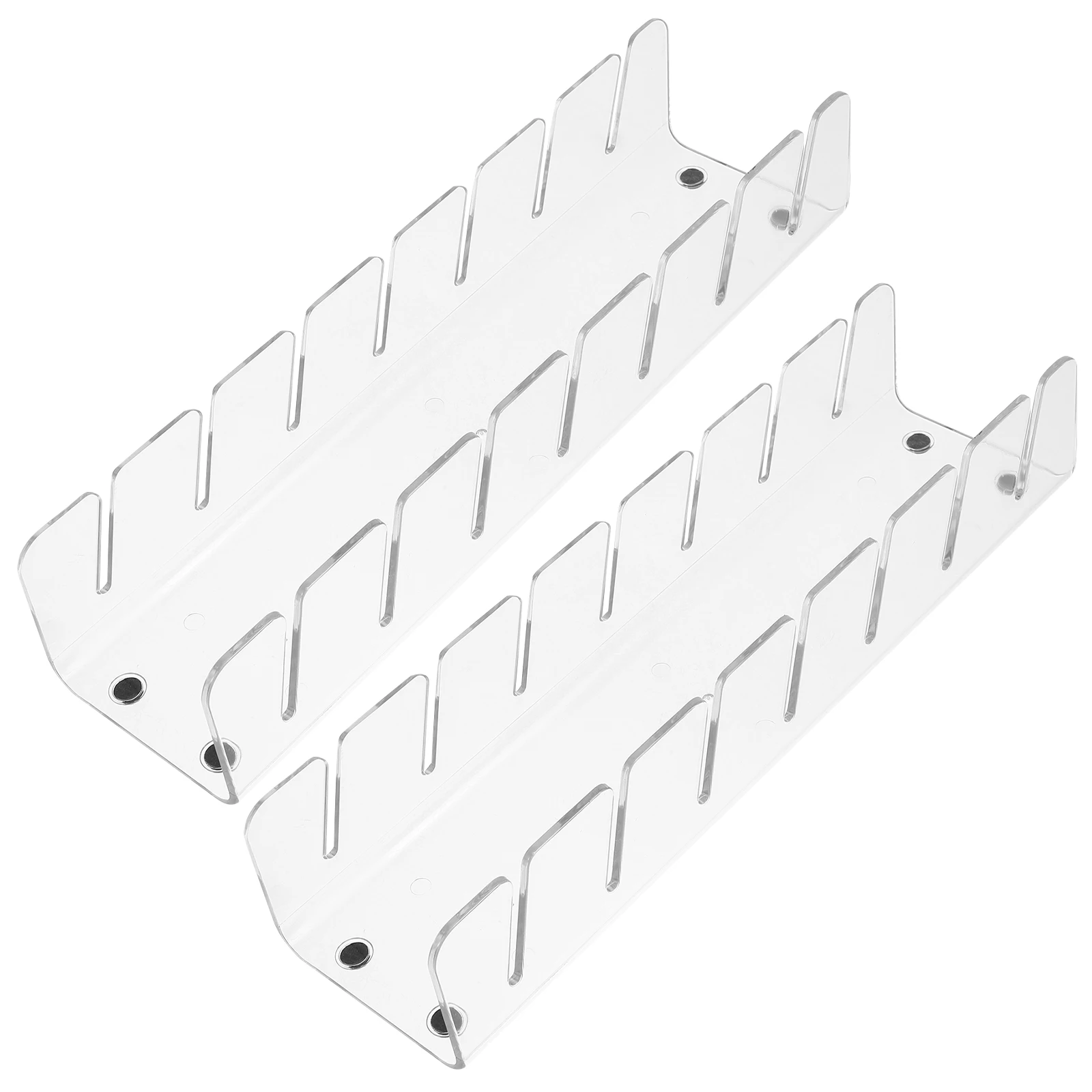 

2 Pcs Hat ganizer Rack for Baseball Caps Storage Display St Black Rectangle Box Set PP Material Hat Holder Closet