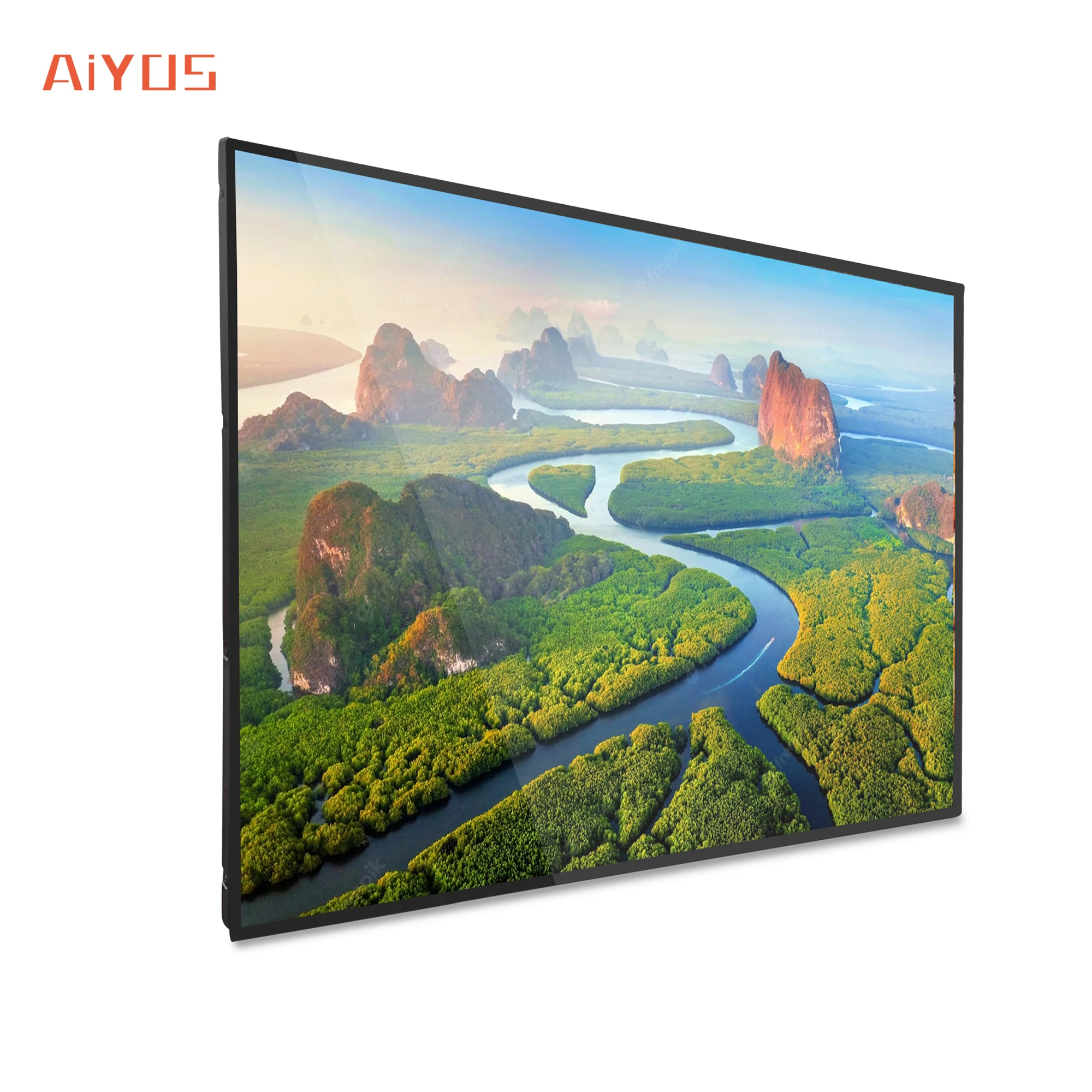 Factory Price 32-55 Inch High Brightness LCD Advertising Screen Wall Mounted Digital Signage for Hotels Restaurants