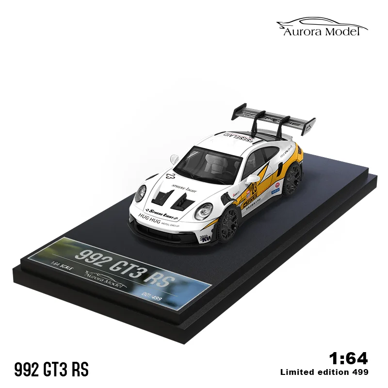 TIME MICRO/AM 1:64  992 GT3RS  Painting Alloy Car Model Model Car Collection& Display& Gift