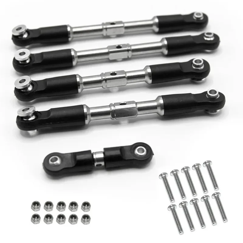 

5pcs Steel Turnbuckles Camber Links Toe Links Set Linkage for Arrma 1/7 Infraction Limitless Felony 1/8 Typhon Upgrade Parts