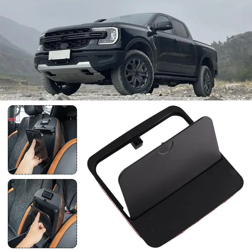 Armrest Hidden Bins For Ford Ranger 23Ranger Model Organizer Tray For Center Console Storage Box ABS Handrail Box Partition