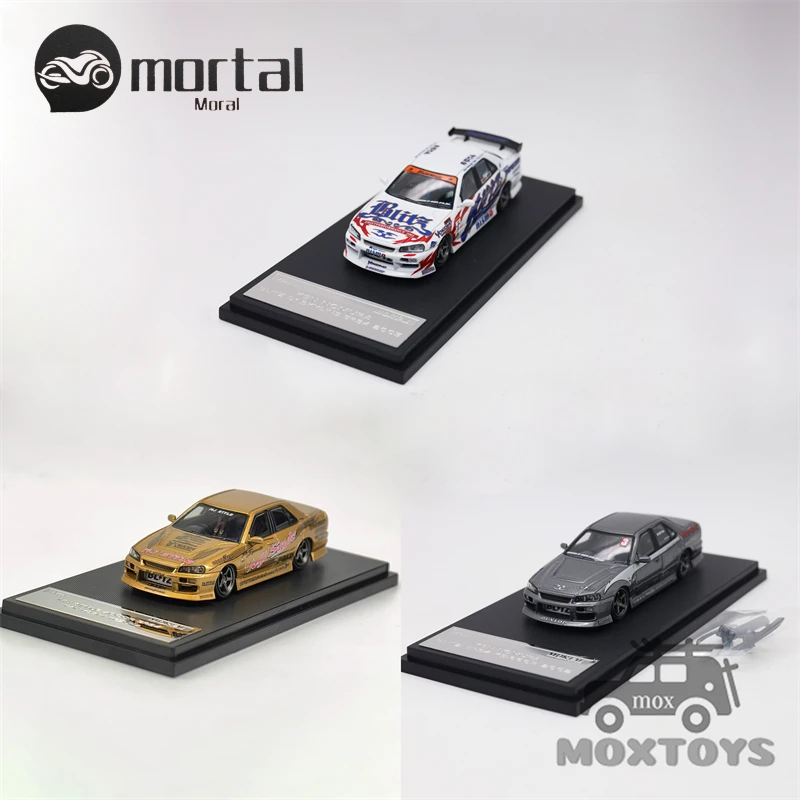 

Mortal 1:64 BLITZ D1 SKYLINE ER34 / R34 MJ STYLE limit999 Diecast Model Car