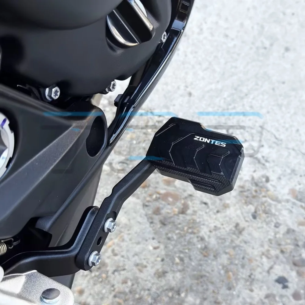 For ZONTES 703RR modified black and frosted titanium color enlarged brake pedal