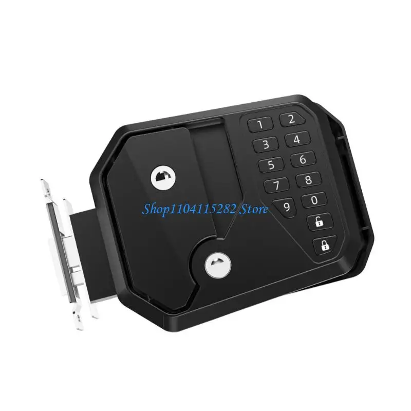 Entrada sem chave trava porta RVS com impressão digital senha do teclado Bluetooth-compatível