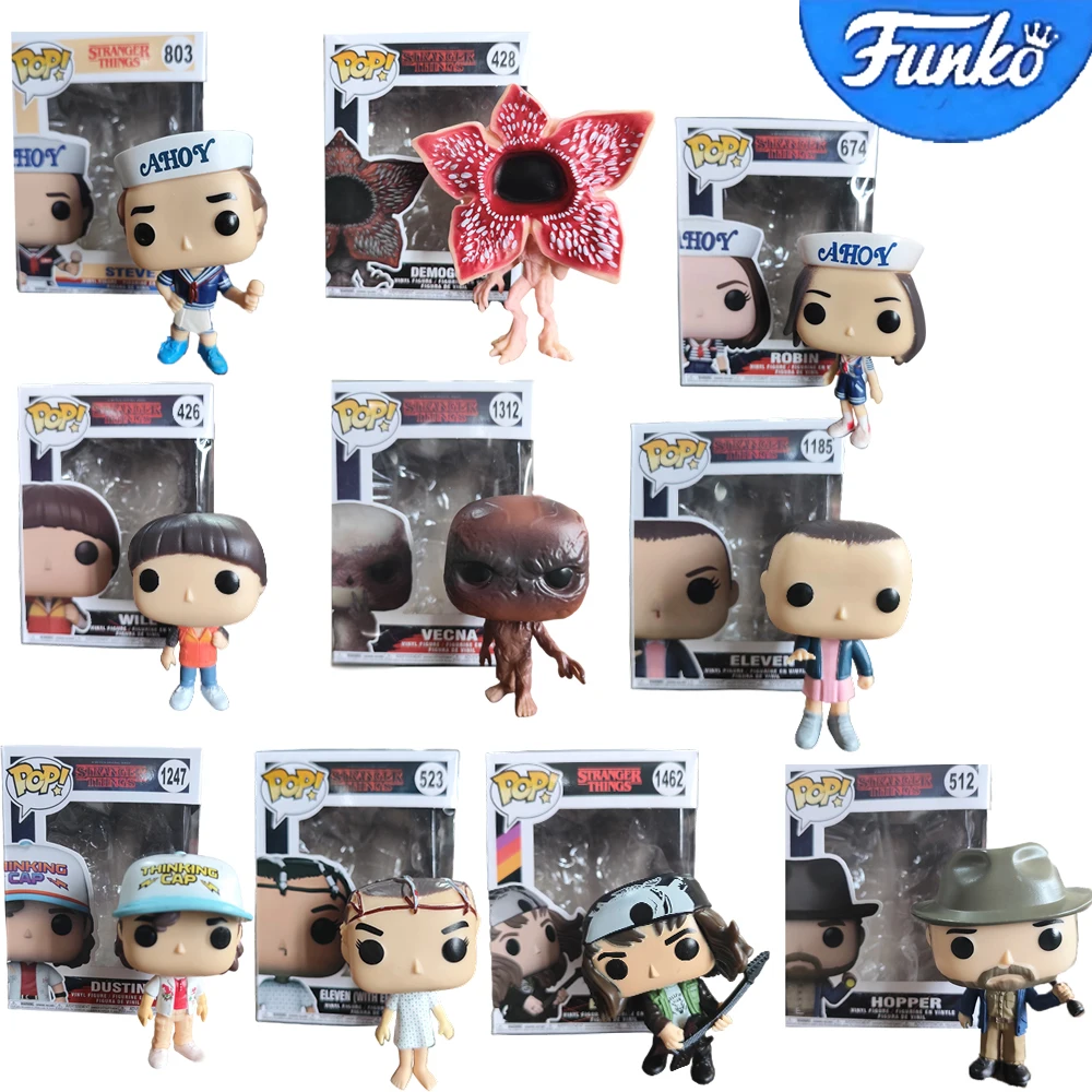 Funko Pop Television Strangers Eleven #826 Eleven #523 #827 Max #552 Max #1243 Joyce Action Figure Toys Collectible Vinyl Dolls