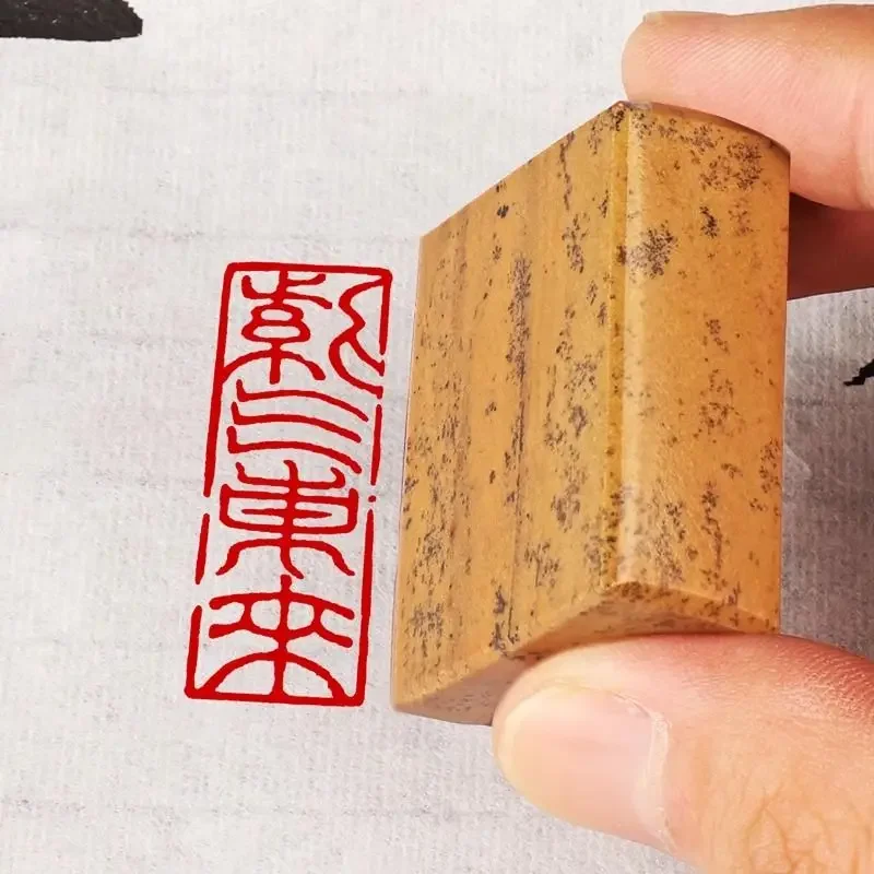 Chinese Calligraphy Painting Finished Stamps Seal Natural Stone Painting Finished Stamp Sellos Custom Name Logo Stamp Art Supply - Image 5