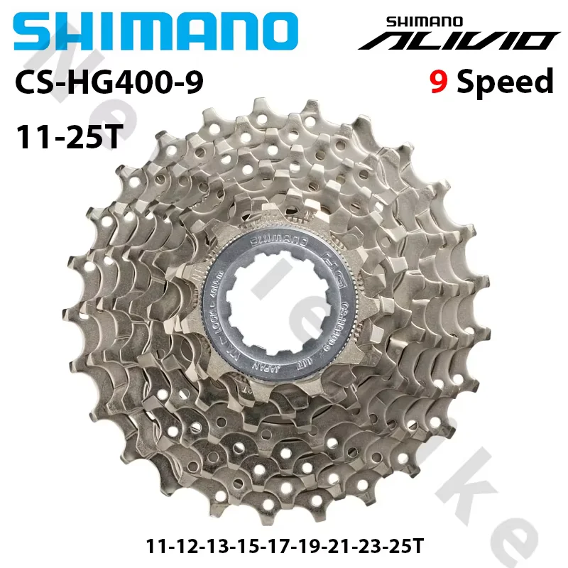 Shimano Alivio M4000 HG400 9 Speed Fiets Cassette MTB Mountainbike Vrijloop HG400 9 S 11-25 T 11-28 T 11-32 T 11-34 T 11-36 T