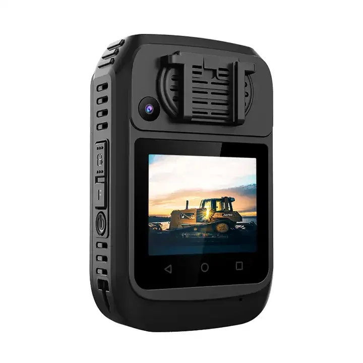 كاميرا AORO Android 4GB 64GB للفيديو والصوت 5G يتم ارتداؤها على الجسم وبطاقة SIM WIFI بقدرة 3200 مللي أمبير في الساعة ومسجل كاميرا الصدر