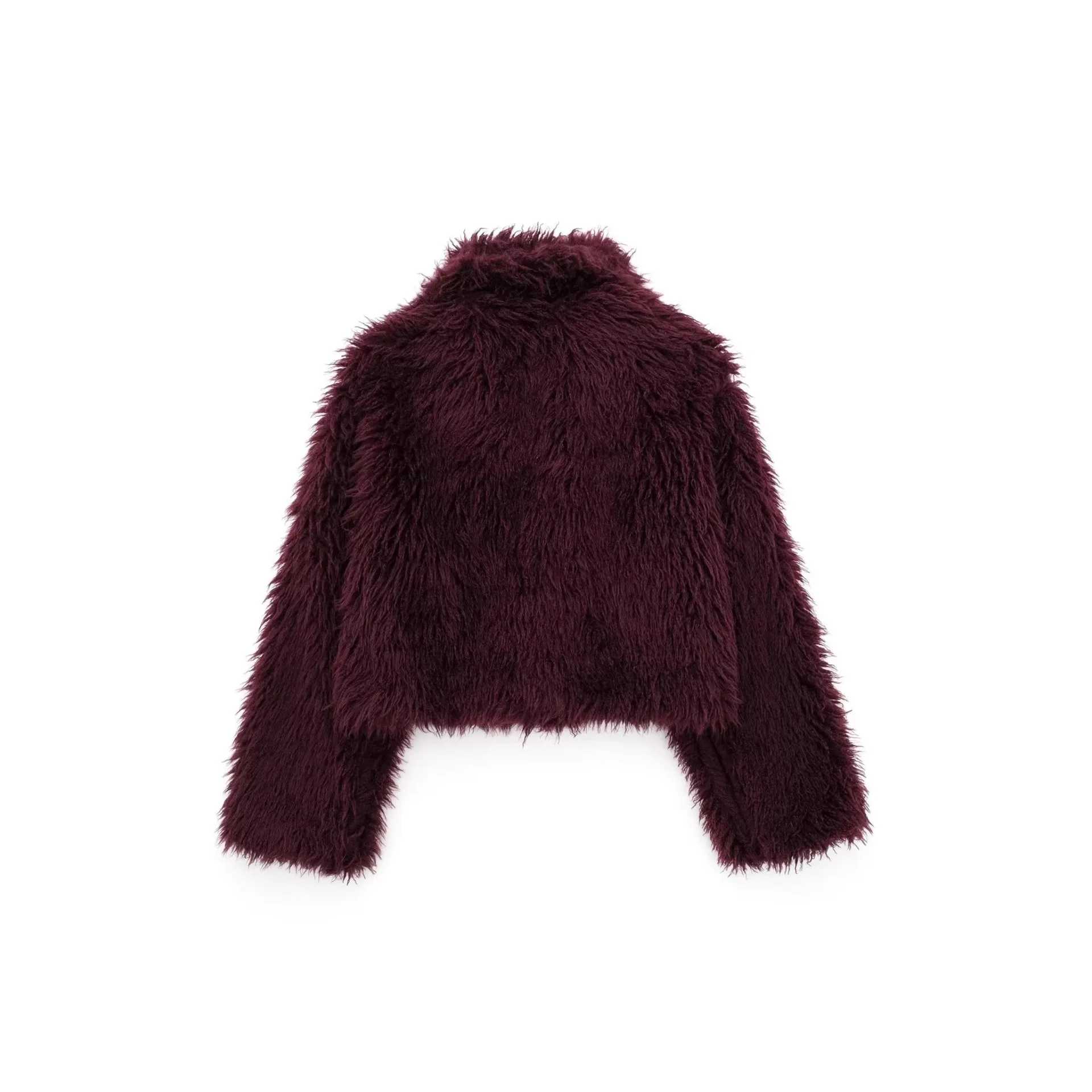 الحرارية الشتاء المرأة وهمية الفراء أبلى متعدد الألوان رقيق فضفاض الفراء الاصطناعي سترة للإناث اقتصاص معطف الفرو الصناعي سيدة