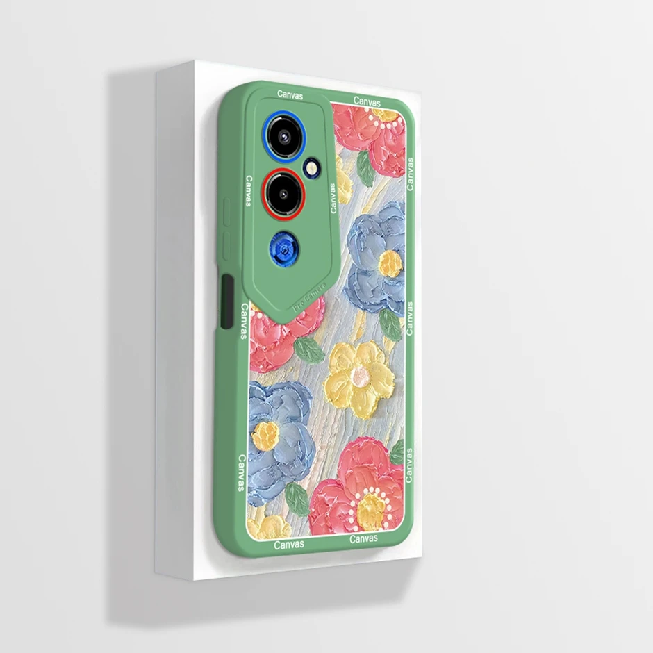 For Tecno Pova 4 Pro Case LG8n Soft Silicone Straight Edge Cute Panda Phone Cover Bumper for Tecno Pova 4 Pova4 Pro 4pro Cases