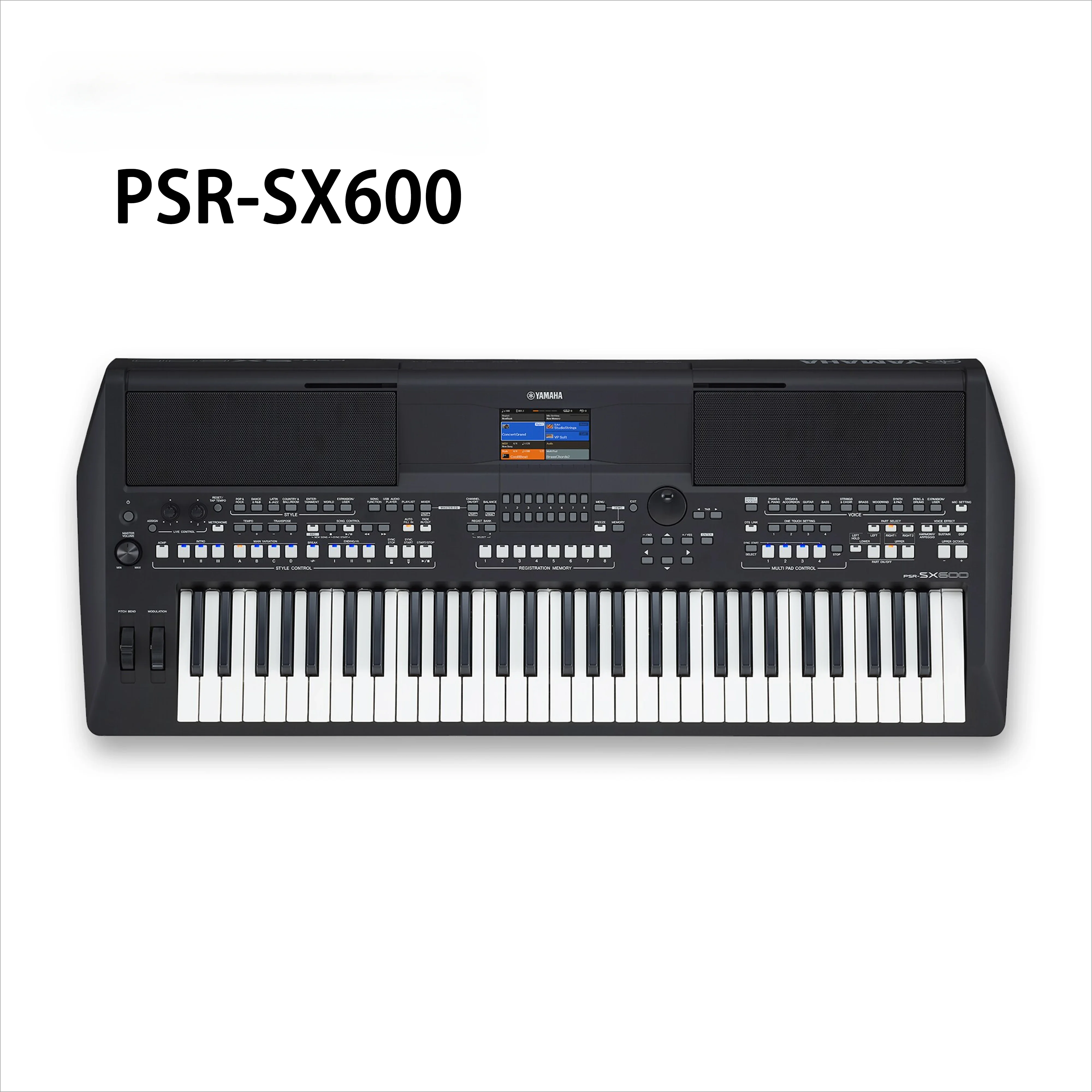 

PSR-SX600 Electrica Synthesizer 88keys Keyboard Piano Digital Piano