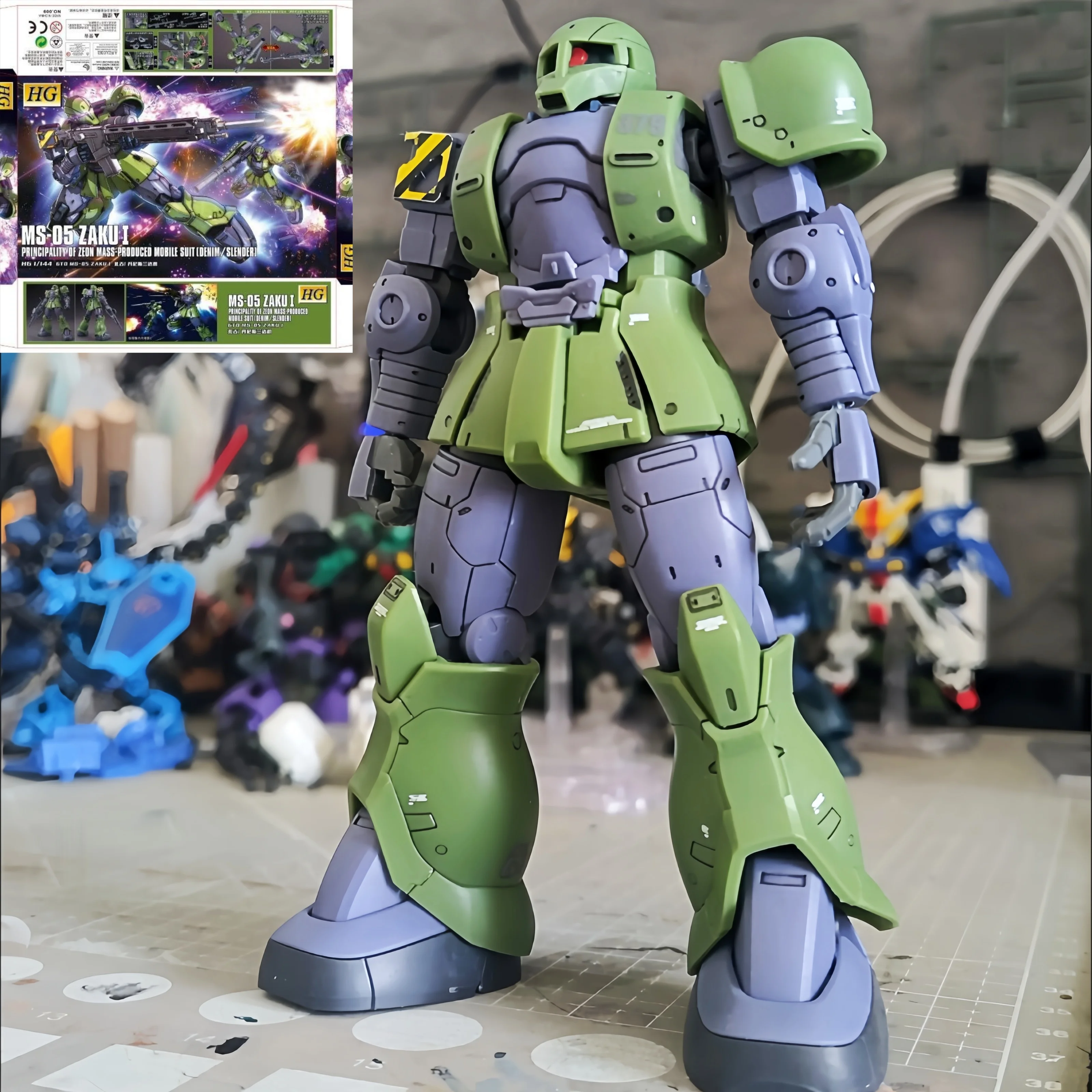 

Weimei Hg 1/144 Gto 009 Ms-05 Assembly Model Kit Action Figure Robot Plastic Model Kits Decoration Statue Toy Kids Gift