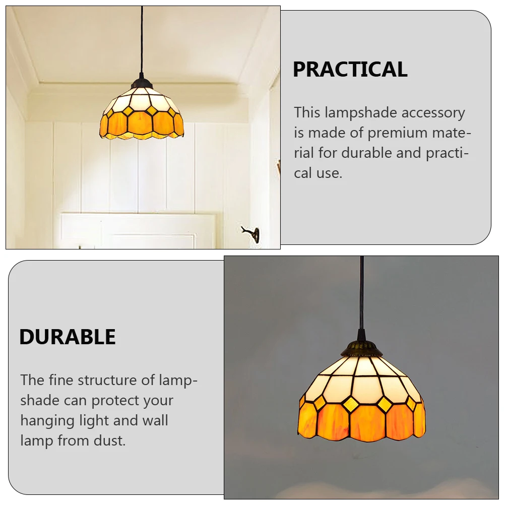 

1Pcs Lamp Cover European Simple Lampshade Retro Light Accessory for Ceiling Wall Floor Lamp Warm Atmosphere Decor