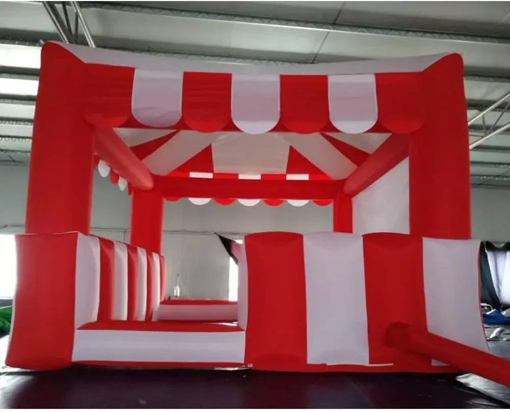 

Inflatable Kiosk Inflatable sale Tent Inflatable Mobile Movie Ticket Stand Booth with blower for Advertising Promotion