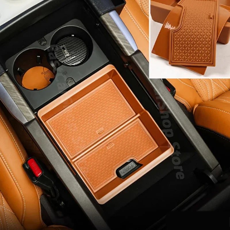 

For Great Wall GWM Tank 500 2022-2024 Car Central Armrest Storage Box Container Car Tray Glove Box Case Protective Accessories