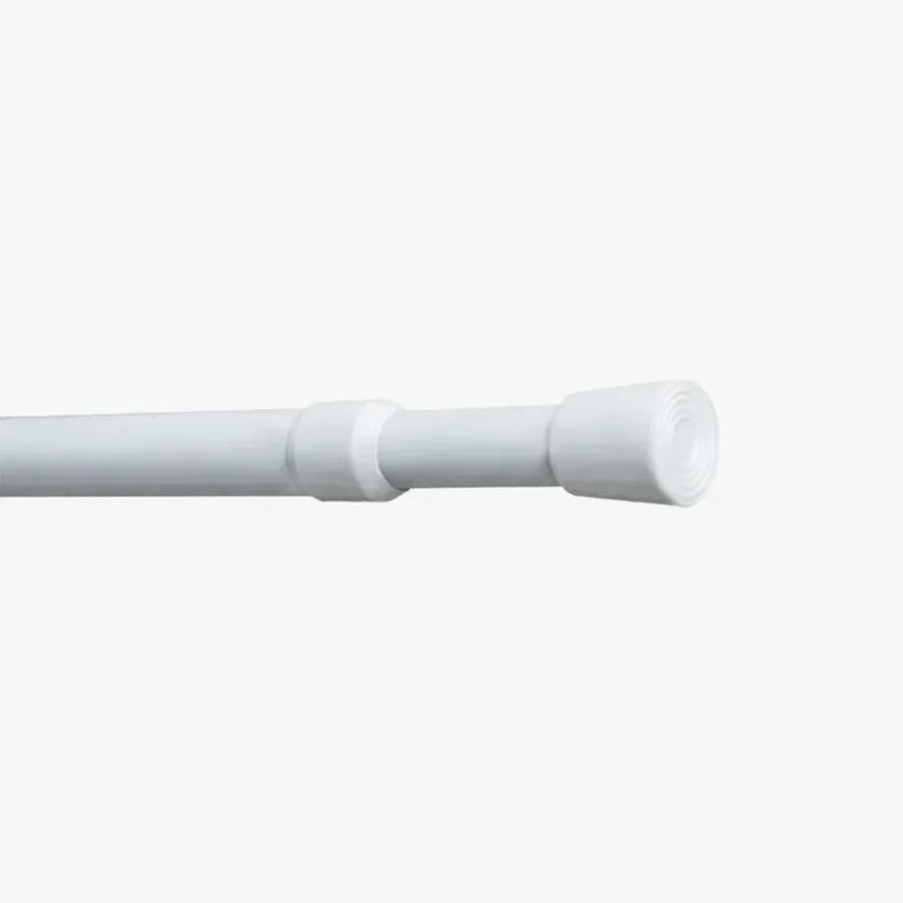 Strong Spring Loaded Tension Rod No Drill Extending Curtain Pole Metal Support Rail For Window Shower Home Decor view 3
