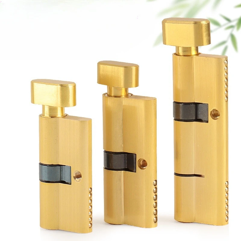 

Цилиндр замка из алюминиевого сплава для дверей с терморазрывом, цельномедный, большой, 70, 60, 90, односторонний