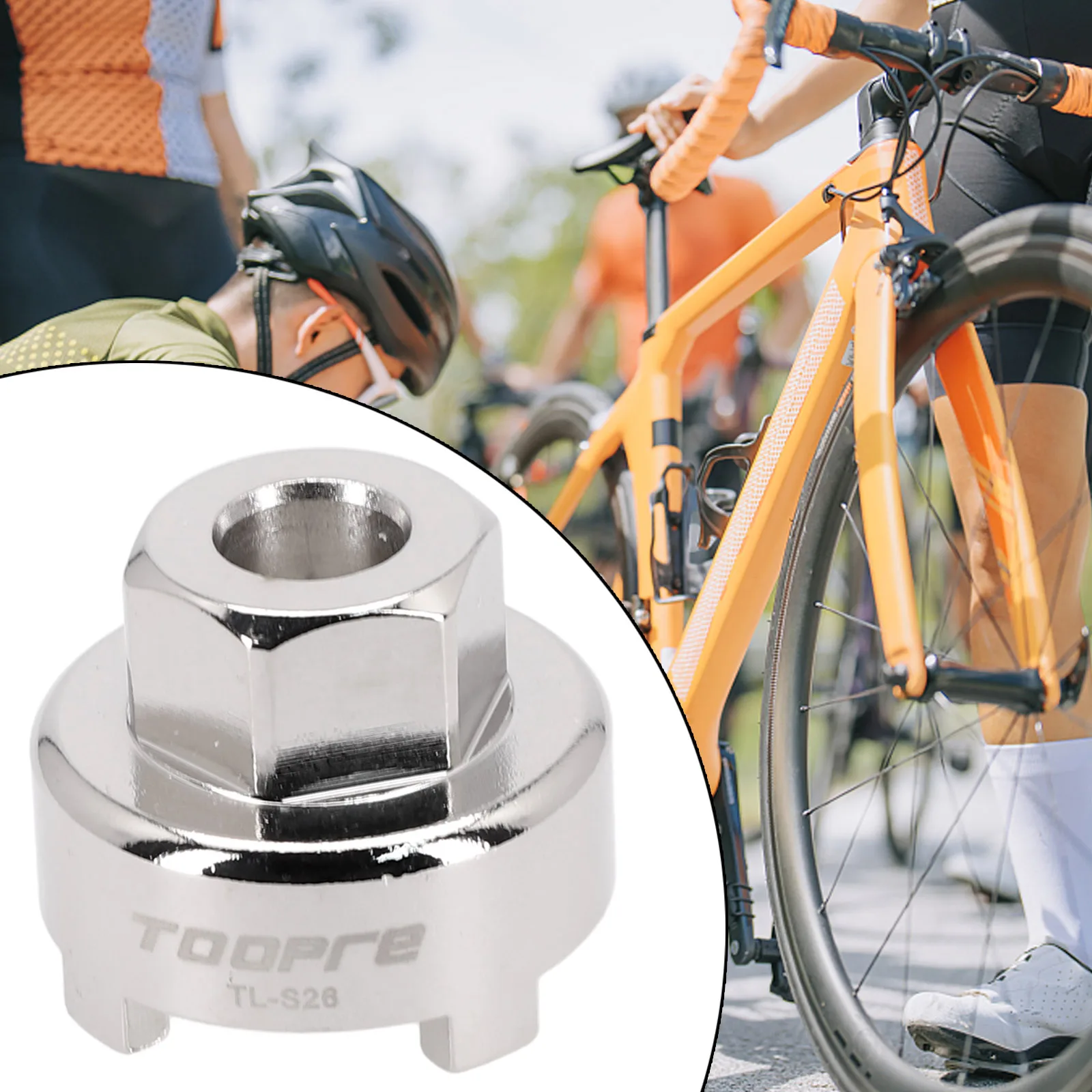 

TL-S26 Bicycle Single Speed Flywheel Removal Tool For 16T 17T 18T BMX- And Single Speed BikeSteel Mounting Repair Tools Hot Sale